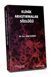 Klinik Araştırmalar Sözlüğü - Hipokrat Kitabevi