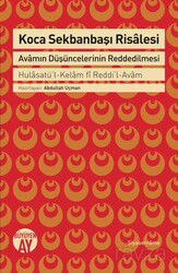 Koca Sekbanbaşı Risalesi - Büyüyenay Yayıncılık