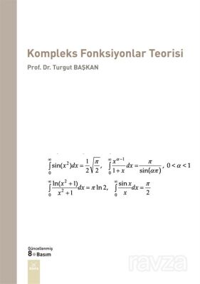 Kompleks Fonksiyonlar Teorisi - 1