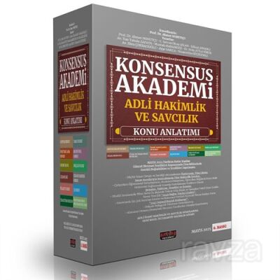Konsensus Akademi Adli Hakimlik ve Savcılık Konu Anlatımı (12 Modül Modüler Set) - 1