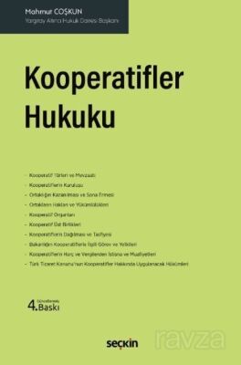 Kooperatifler Hukuku - 1