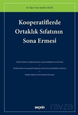 Kooperatiflerde Ortaklık Sıfatının Sona Ermesi - 1