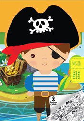 Korsan Maceraları Taçlı Boyama Kitabı - Doğan Egmont Çocuk Kitapları