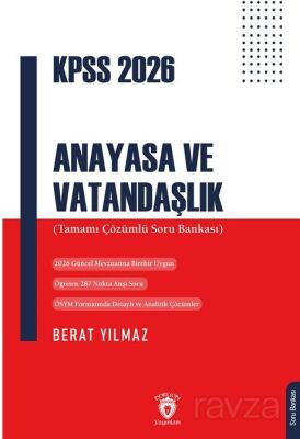 Kpss 2026 Anayasa ve Vatandaşlık - Dorlion Yayınevi
