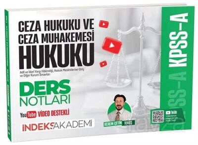 KPSS A Grubu Ceza Hukuku ve Ceza Muhakemesi Hukuku Video Ders Notları - 1