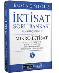 KPSS A Grubu Economicus Mikro İktisat Tamamı Çözümlü Soru Bankası (cilt 1) - Pegem Akademi Yayıncılık