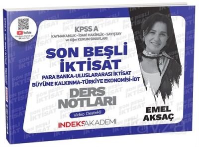 KPSS A Grubu İktisat Son Beşli Video Ders Notları - 1