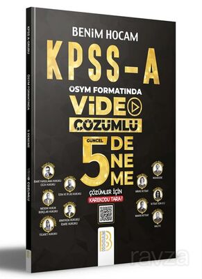 KPSS A Grubu ÖSYM Formatında Video Çözümlü 5 Deneme - 1