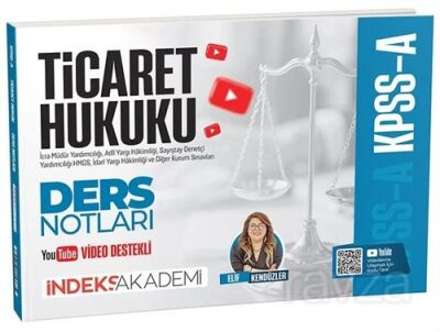 KPSS A Grubu Ticaret Hukuku Video Ders Notları - 1