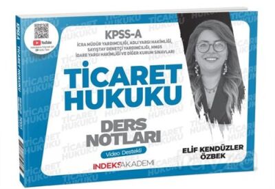 KPSS A Grubu Ticaret Hukuku Video Ders Notları - 1