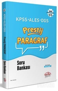 KPSS - ALES - DGS Prestij Paragraf Soru Bankası - 1