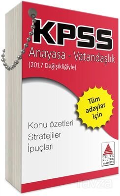 KPSS Anayasa-Vatandaşlık Strateji Kartları - 1