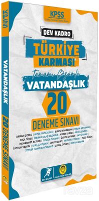 KPSS Dev Kadro Türkiye Karması Vatandaşlık 20 Deneme - 1