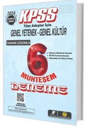 KPSS Genel Kültür-Genel Yetenek 6 Muhteşem Deneme - Tasarı Yayıncılık