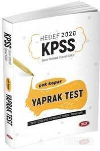 KPSS Genel Yenetek-Genel Kültür Çek Kopar Yaprak Test - 1