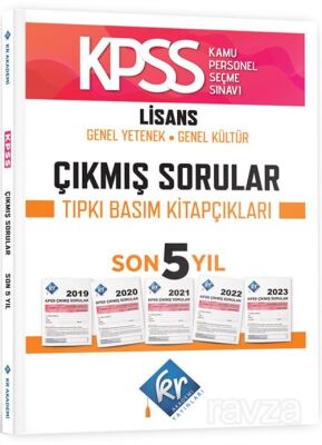 KPSS Genel Yetenek Genel Kültür Çıkmış Sorular Son 5 Yıl Tıpkı Basım Fasikülleri - 1