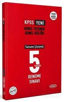 KPSS Genel Yetenek Genel Kültür Tamamı Çözümlü 5 Deneme Sınavı - 1
