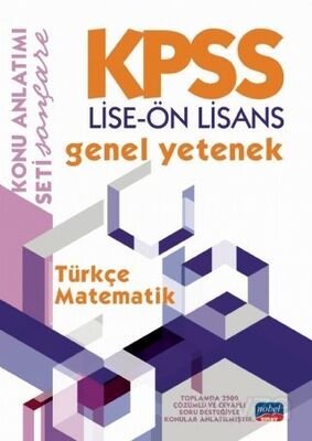 KPSS Lise-Ön Lisans Genel Yetenek Konu Anlatımı / Türkçe - Matematik - 1