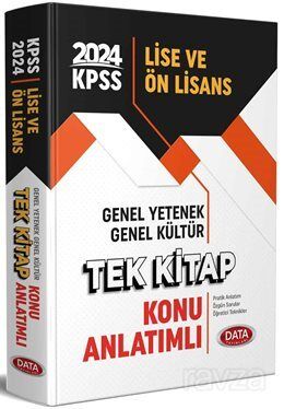 KPSS Lise ve Ön Lisans Genel Yetenek - Genel Kültür Tek Kitap Konu Anlatımlı - 1