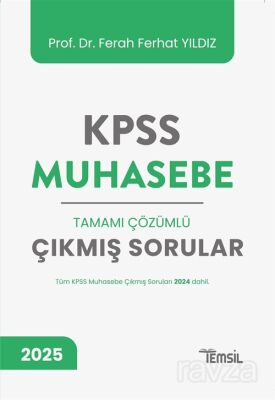 KPSS Muhasebe Tamamı Çözümlü Çıkmış Sorular - 1