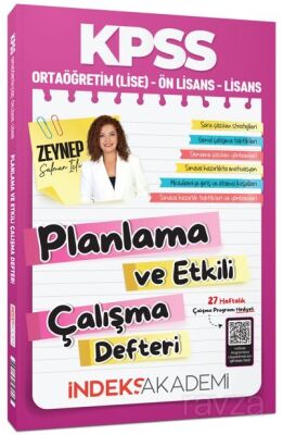 KPSS Planlama ve Etkili Çalışma Defteri - İndeks Akademi Yayıncılık