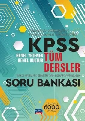 KPSS Tüm Dersler Genel Yetenek Genel kültür Soru Bankası / Türkçe - Matematik - Geometri - Tarih - C - 1