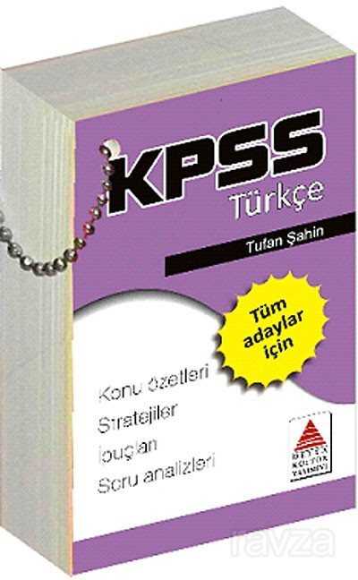 KPSS Türkçe Strateji Kartları - Delta Kültür Yayınevi