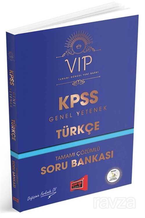 KPSS VIP Türkçe Tamamı Çözümlü Soru Bankası - 1