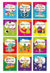 Küçük Kaşifin Boyama Kitabı (12 Kitap) - Bıcırık Çocuk
