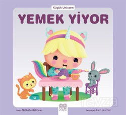 Küçük Unicorn Yemek Yiyor - 1001 Çiçek Kitaplar