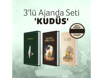 Kudüs Filistin Ajandasi 3’lüsü Sert Kapak - 1