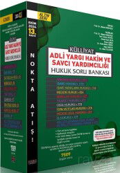 Külliyat Adli Hakim ve Savcı Yardımcılığı Hukuk Soru Bankası - Savaş Yayınları