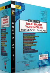 Külliyat İdari Hakim Yardımcılığı Hukuk Soru Bankası - Savaş Yayınları