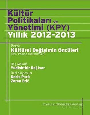 Kültür Politikaları ve Yönetimi (KPY) Yıllık 2012-2013 - 1