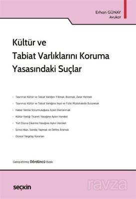 Kültür ve Tabiat Varlıklarını Koruma Yasasındaki Suçlar - 1