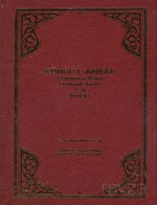 Künhü'l-Ahbar Dördüncü Rükn Osmanlı Tarihi C.II İndeks, Gelibolulu Mustafa Âli - 1