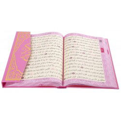 Rahleboy Bilgisayar Hatlı Diyanet Mühürlü Kuranı Kerim Pembe - 3