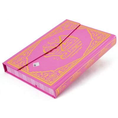 Rahleboy Bilgisayar Hatlı Diyanet Mühürlü Kuranı Kerim Pembe - 2