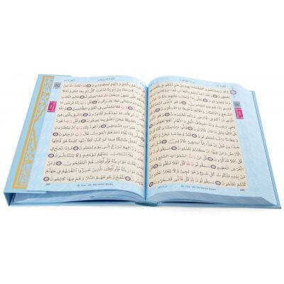 Rahleboy Bilgisayar Hatlı Diyanet Mühürlü Kuranı Kerim Mavi - 5