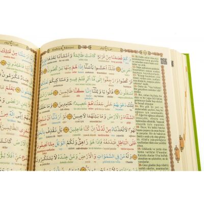 Kur-an’ı Kerim ve Yüce Meali Bilgisayar Hatlı Renkli Cami Boy (H-06) - 3