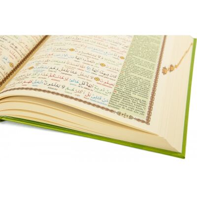 Kur-an’ı Kerim ve Yüce Meali Bilgisayar Hatlı Renkli Cami Boy (H-06) - 5