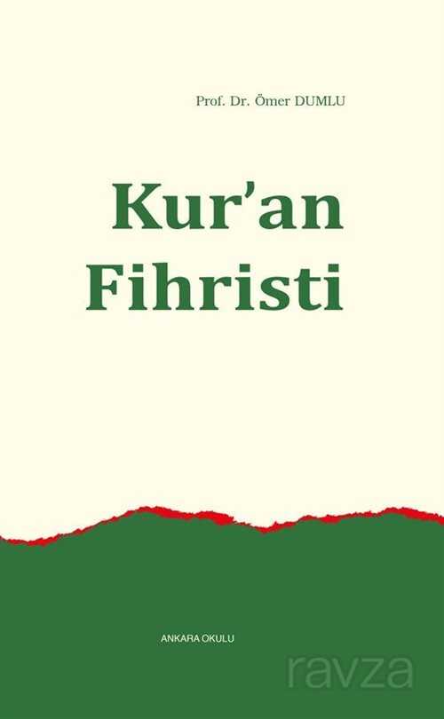Kur'an Fihristi - Ankara Okulu Yayınları