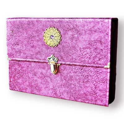 Kur’an-ı Kerim 30 Cüz Hatim Seti Bilgisayar Hatlı Rahle Boy Lila - 1