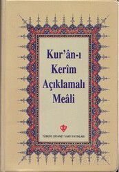 Kur'an-ı Kerim Açıklamalı Meali (Plastik Kapak-Cep Boy-Arapça Metinsiz) - Diyanet Vakfı Yayınları