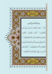 Kur'an-ı Kerim (Büyük Boy-Mıklepli-Kırmızı-Ciltli) - 9