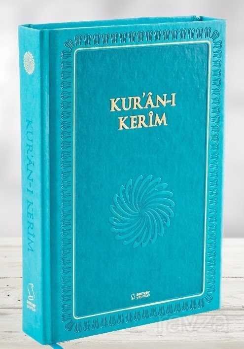 Kur'an-ı Kerim (Büyük Boy-Mıklepli-Turkuaz-Ciltli) - 6
