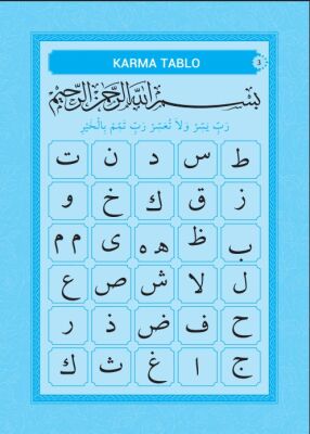 Çocuklar İçin Kur’an-i Kerim Elifbasi Mavi - 3