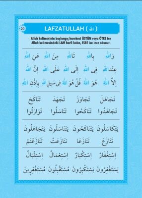 Çocuklar İçin Kur’an-i Kerim Elifbasi Mavi - 4