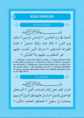 Çocuklar İçin Kur’an-i Kerim Elifbasi Mavi - 5