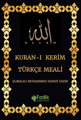 Kuran-ı Kerim Türkçe Meali - 1